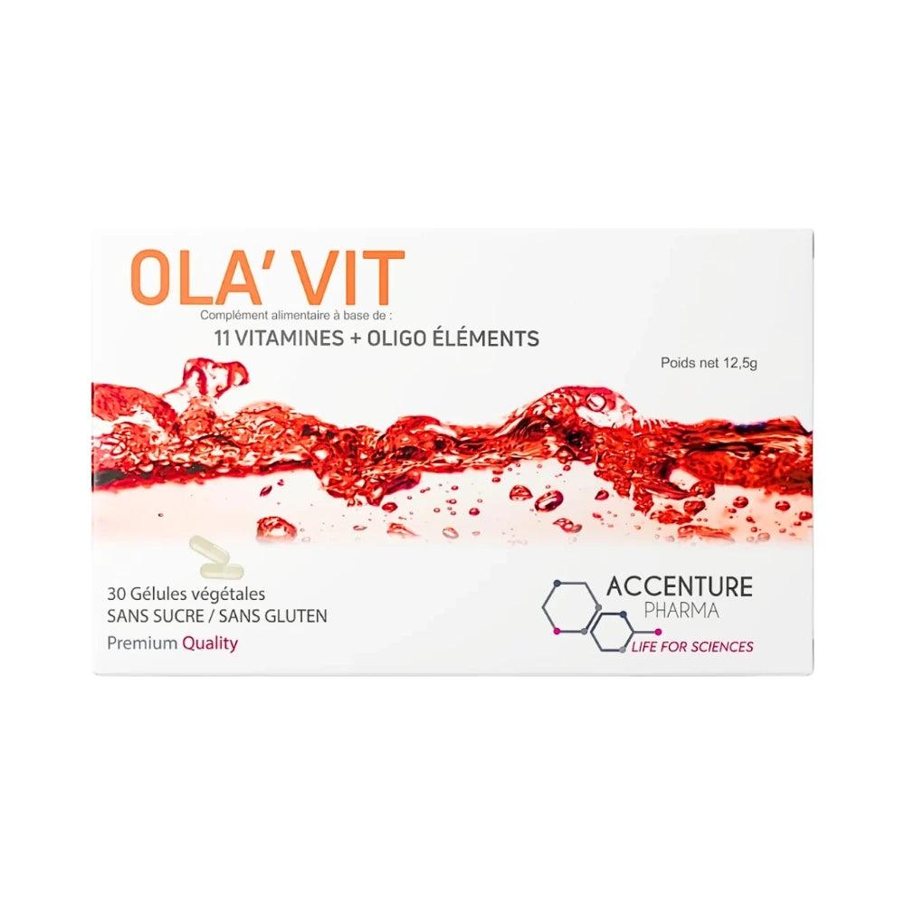 Ola' Vit 11 vitamines et oligo-éléments 30 gélules Accenture Pharma
