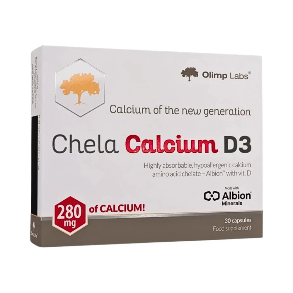 Olimp Labs Chela Calcium D3 280 mg 30 gélules – boîte