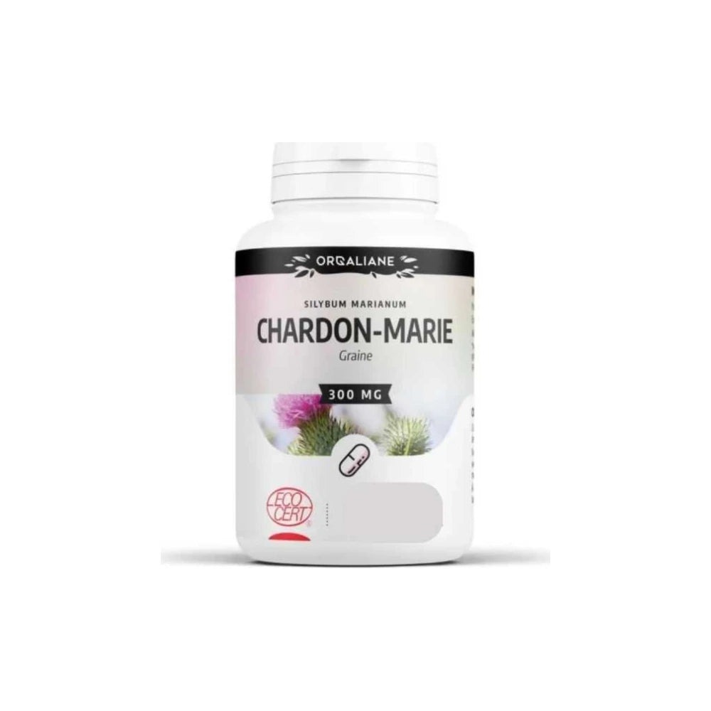 Orgaliane Chardon Marie 300 mg 100 gélules – flacon