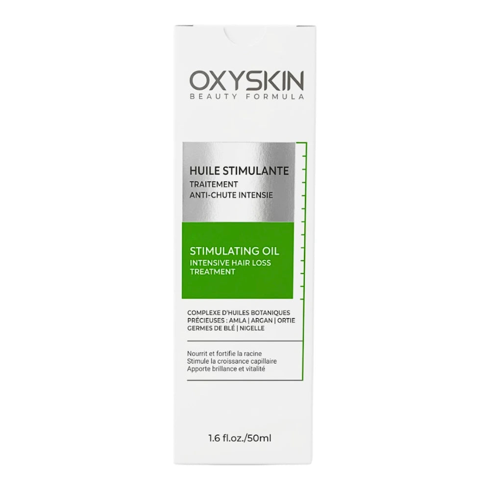 Oxyskin huile stimulante anti-chute 50 ml boîte