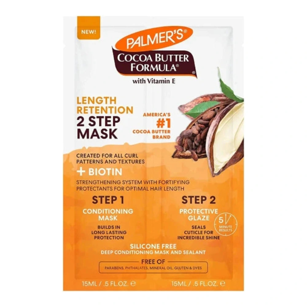 Palmer's Masque Cheveux 2 Steps Cacao & Biotine 60 g – visuel du produit