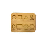 PapyJoe Planche Forme à Tracer Toucher en Bois