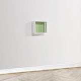 Wlidaty Home Cube Mural Fond Vert 18x18 cm