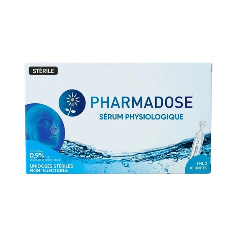 Pharmadose محلول ملحي فيزيولوجي علبة 10×5 مل