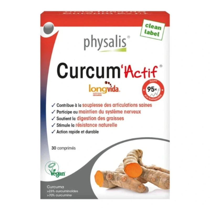 Physalis Cúrcuma Activa 30 Comprimidos