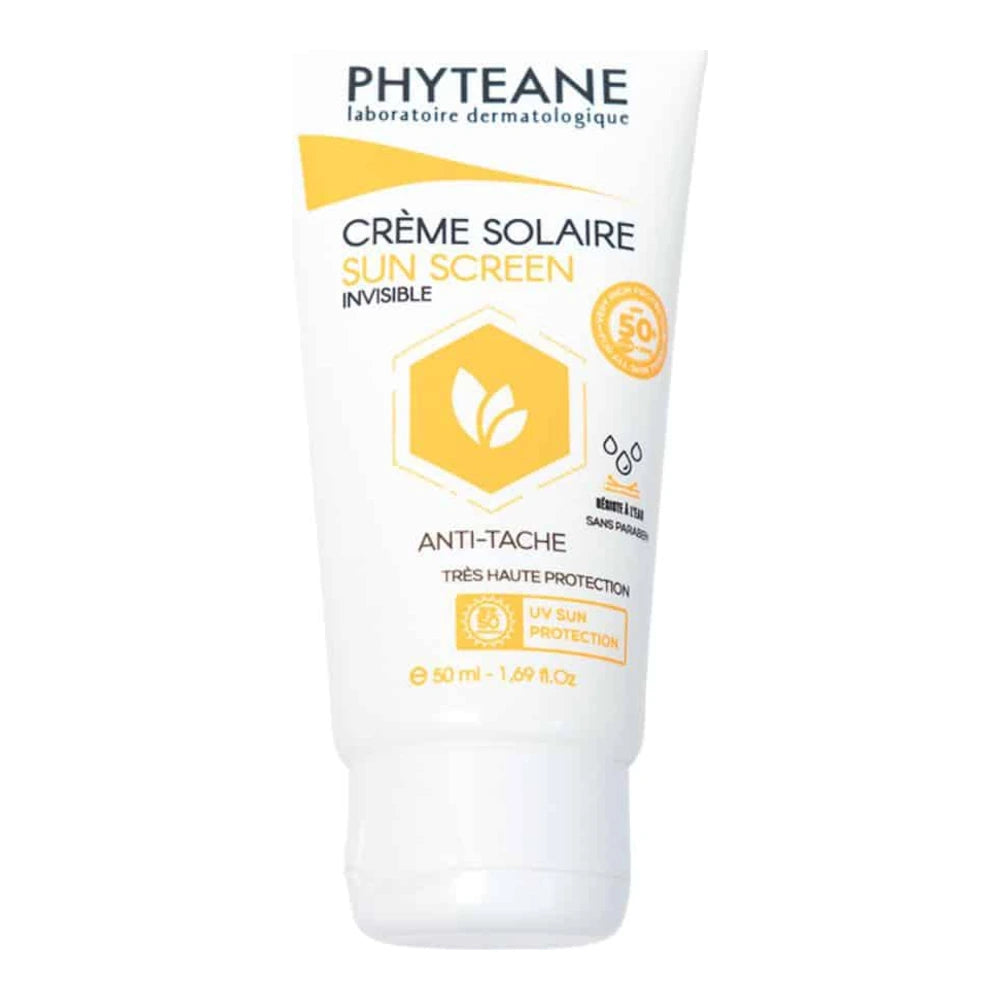 Tube Phyteane Crème Solaire Invisible SPF 50+ 50 ml