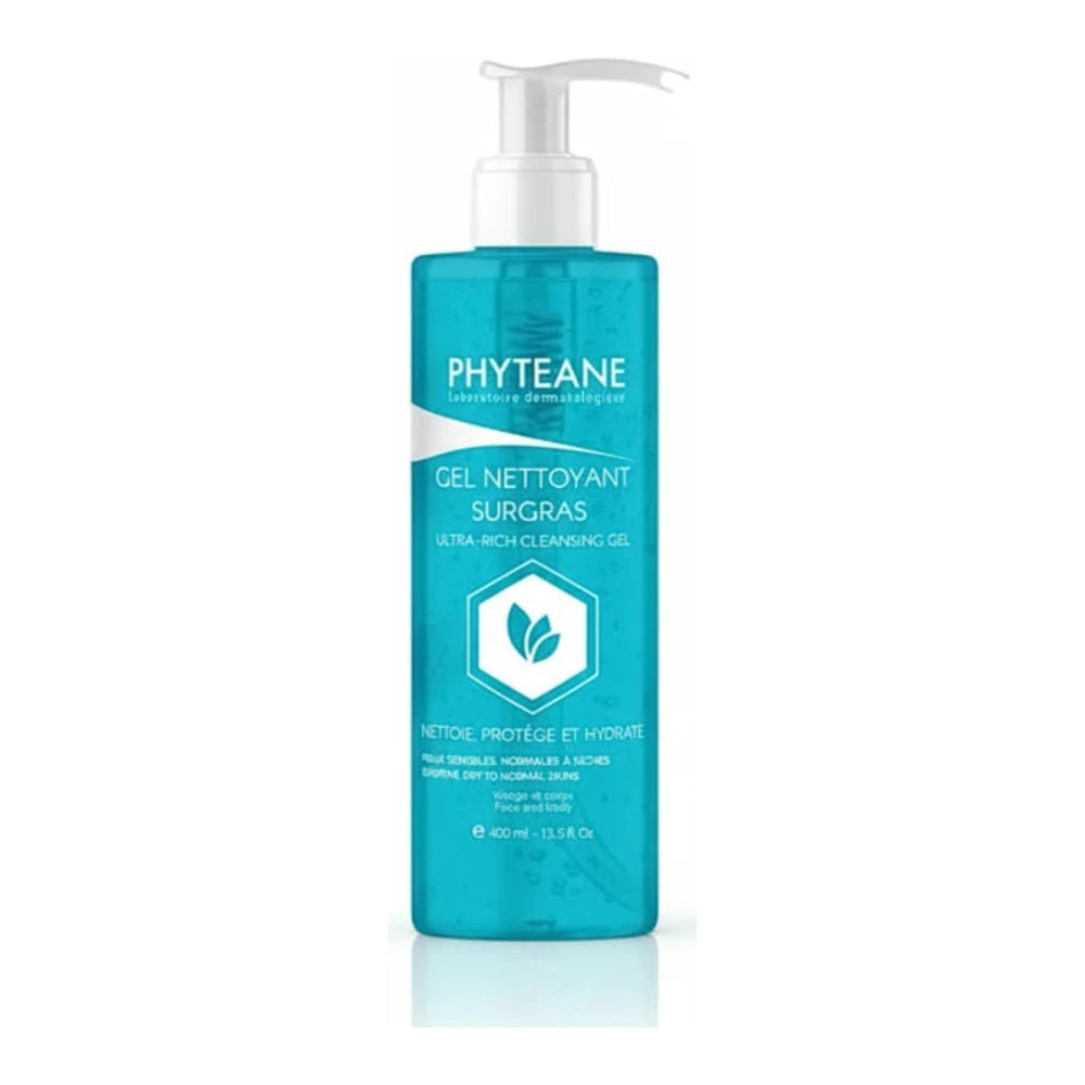 Phyteane gel surgras peaux normales à sèches 400 ml – flacon