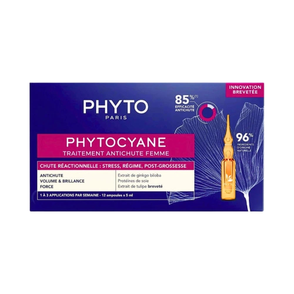 Phyto Phytocyane Traitement Antichute Femme 12x5ml