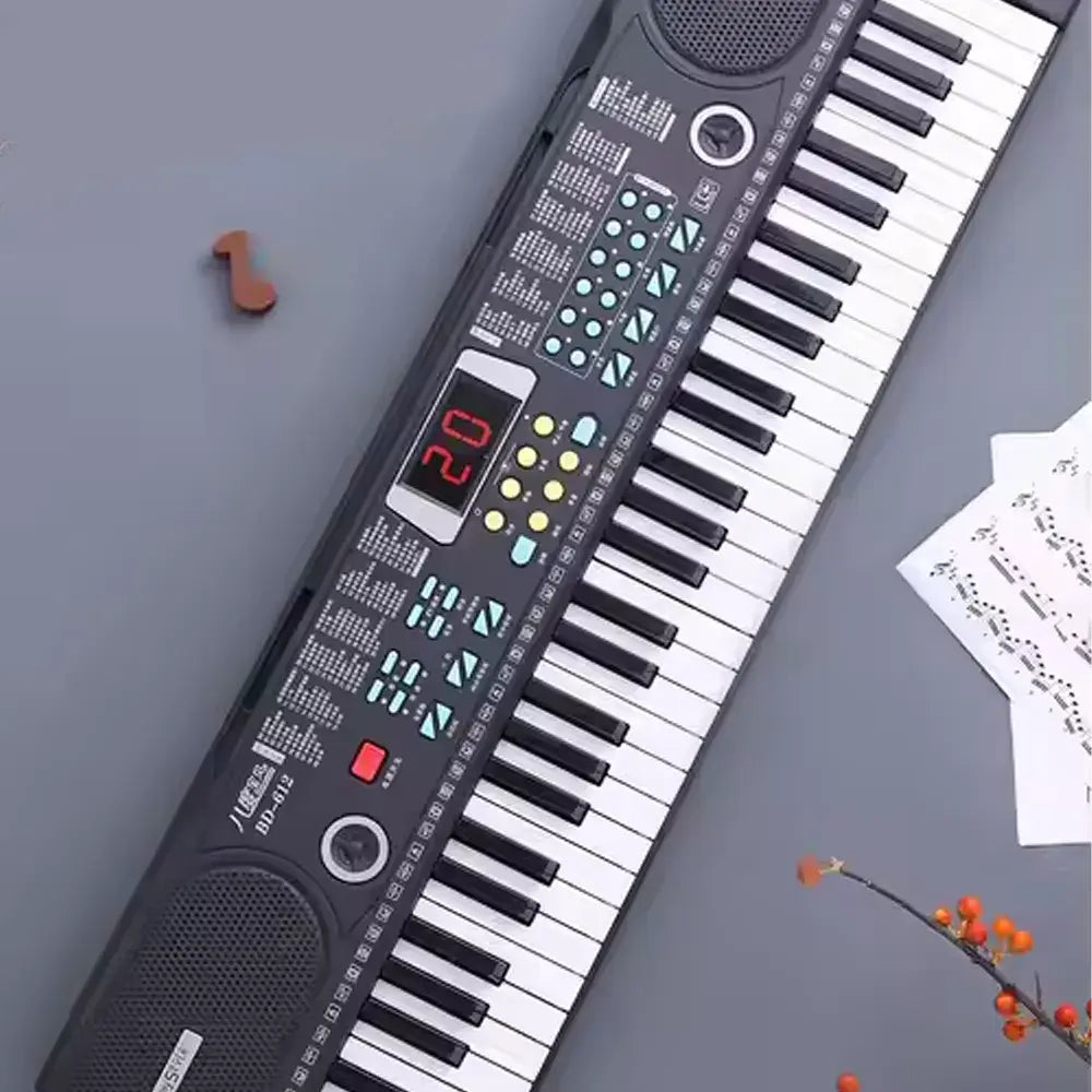 Grand Piano Électronique de 61 Touches avec Micro