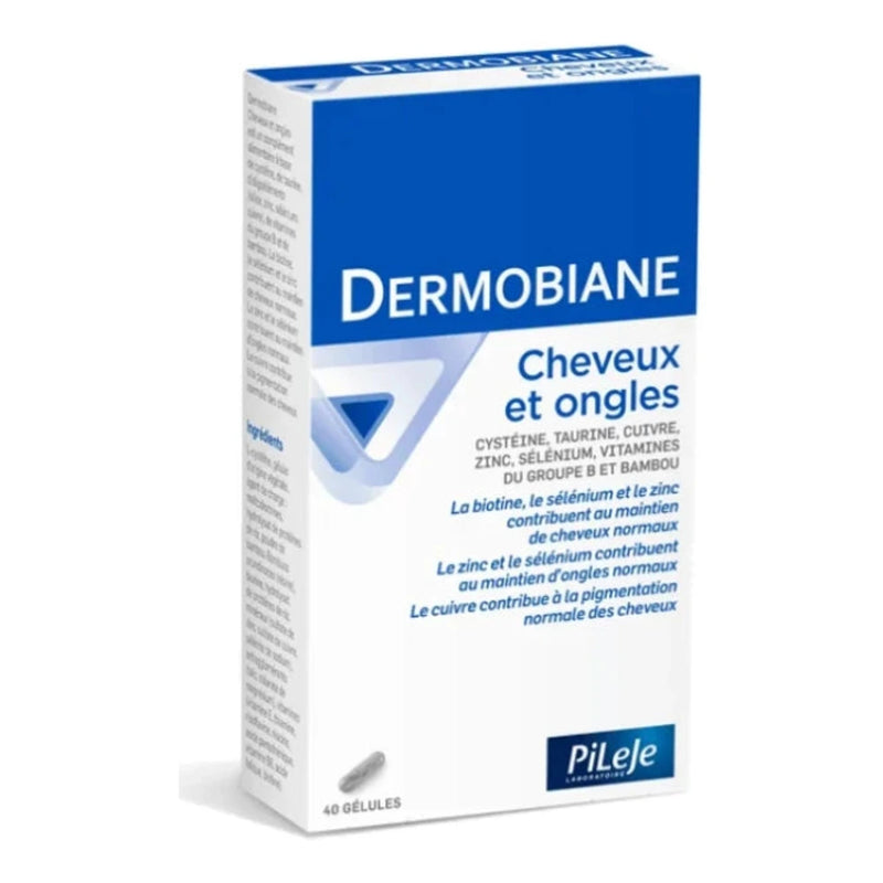 Pileje Dermobiane Cabello y Uñas - 40 Cápsulas