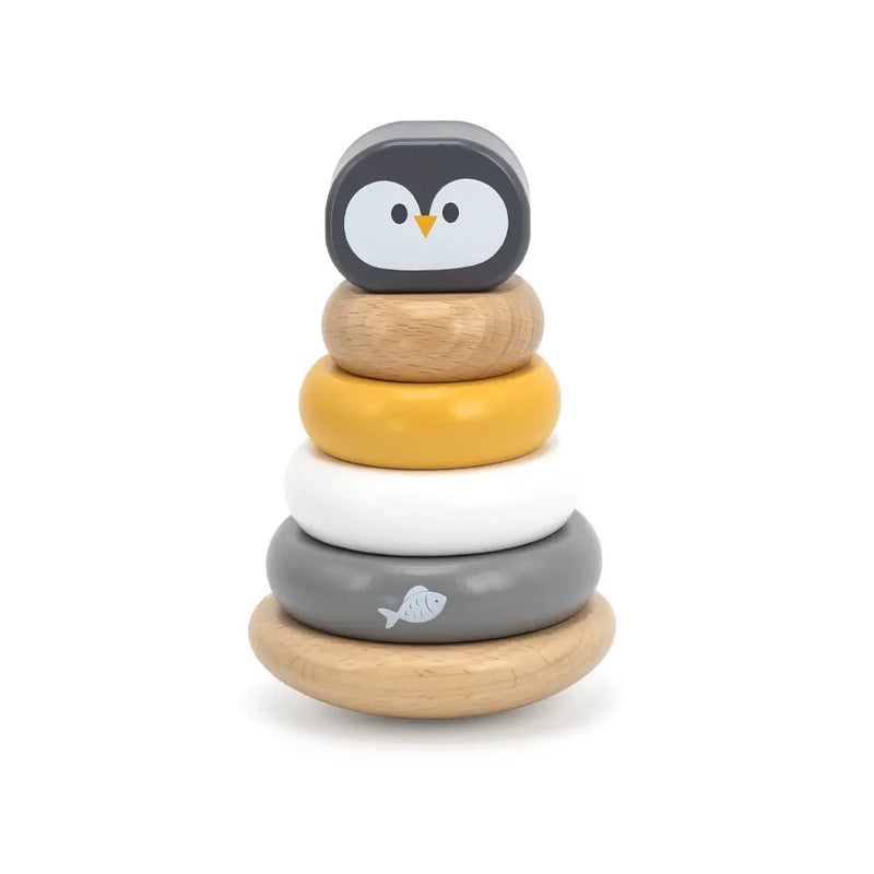Viga Toys PolarB Anneaux à Empiler 12M+ - Pingouin