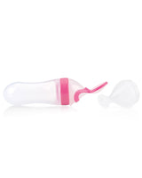 Nûby Cuchara Semirígida para Comidas Líquidas 90ml + 1 cabezal - Rosa