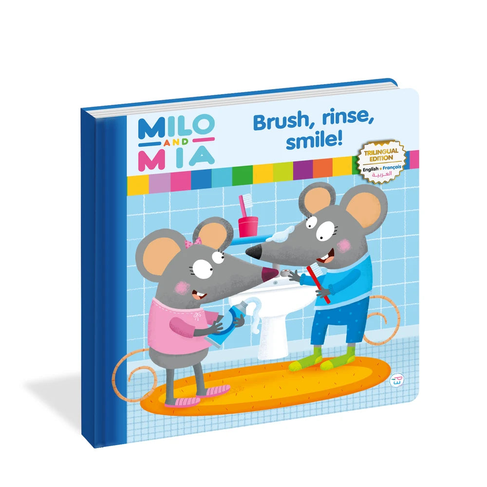 Milo et Mia - Brush, Rinse, Smile (Trilingue)