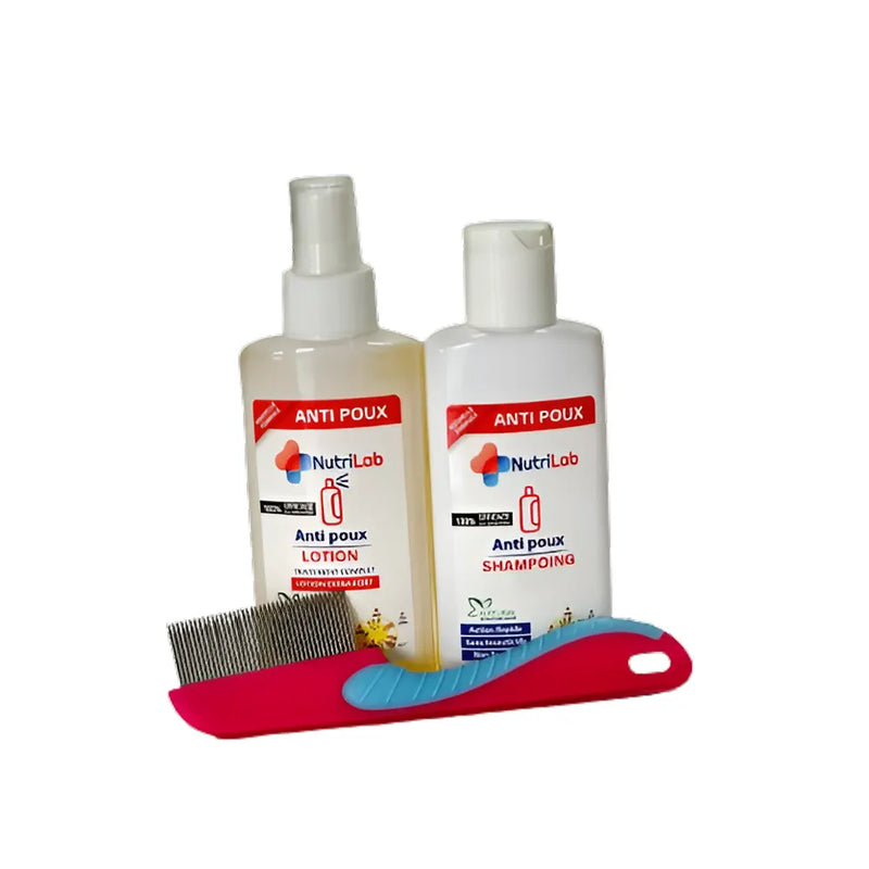 Nutrilab Anti Lice Shampoo & Lotion Pack & Free Comb