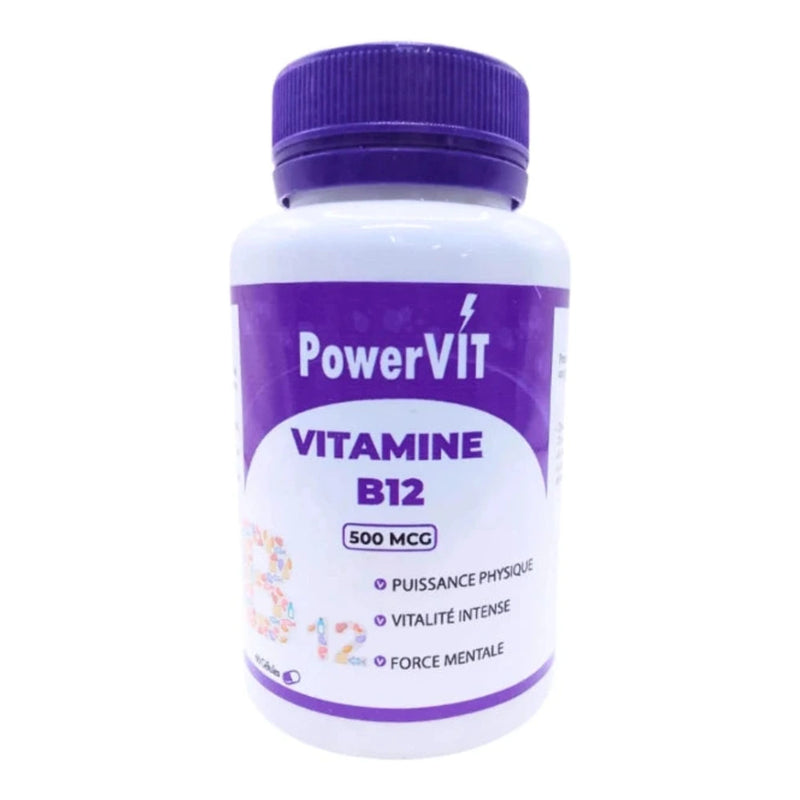 PowerVIT Vitamin B12 500MCG 60 Capsules