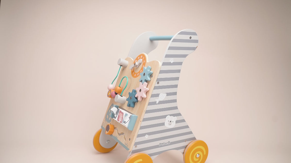 Viga Toys PolarB Trotteur en bois Educatif 18M+