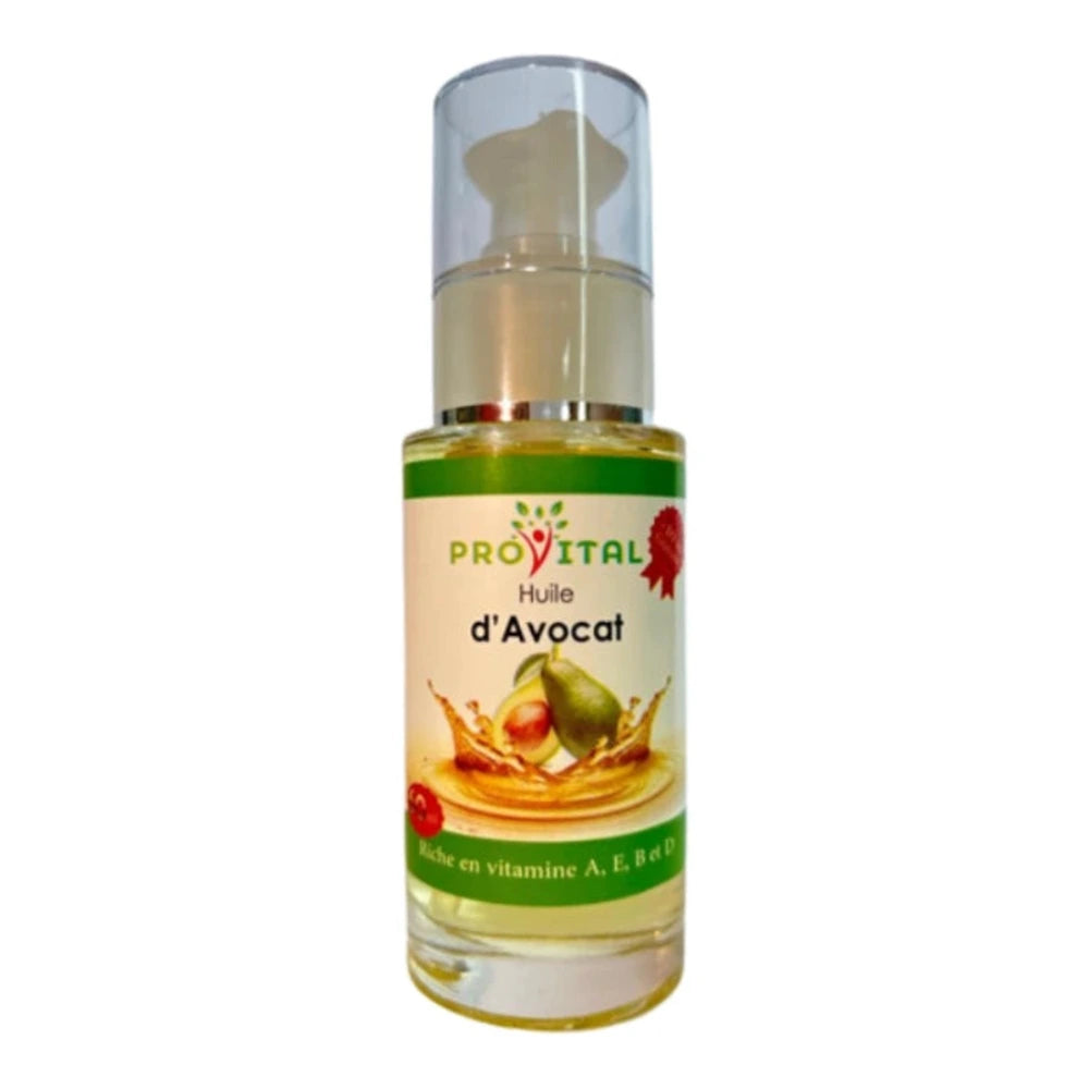 Flacon d’huile d’avocat Pro Vital, 60 ml