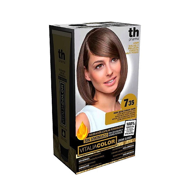 Th-Vitalia Color N° 7.35 Blond Moyen Dore Acajou