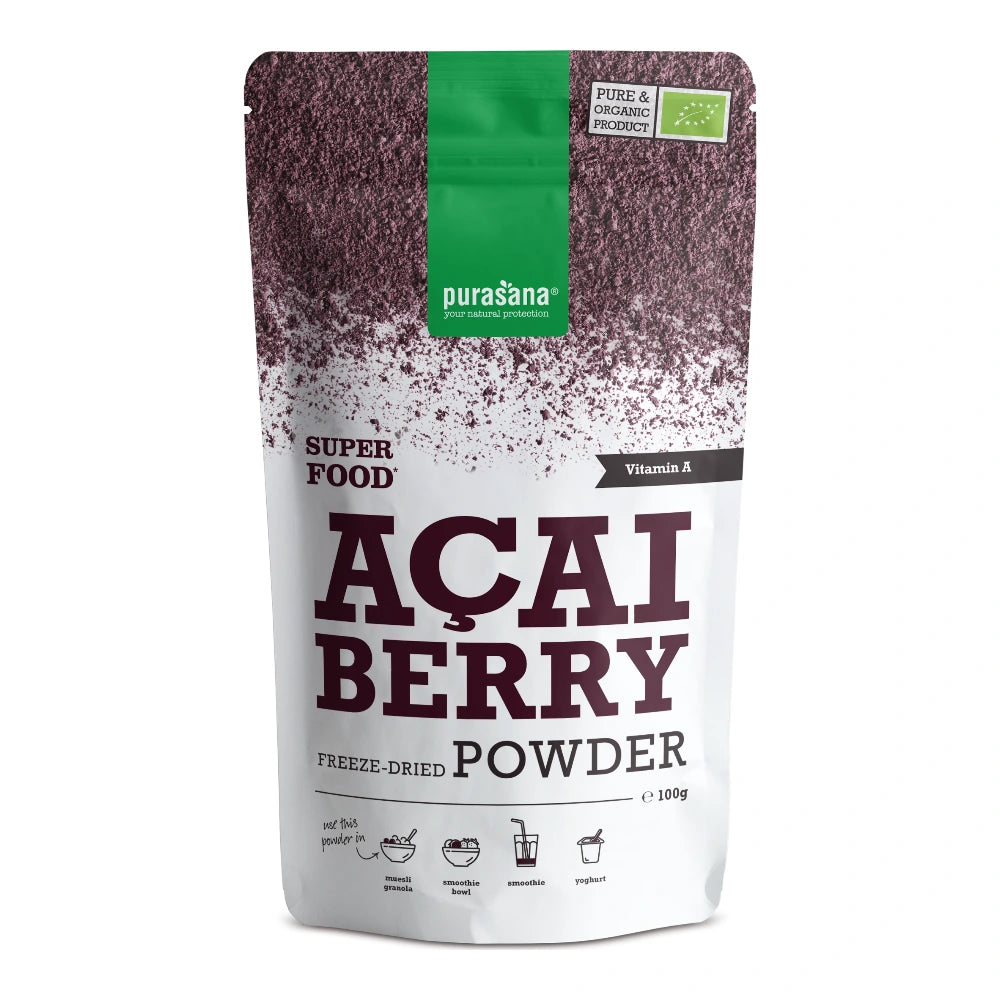 Purasana Poudre de Baie d'Açaï Bio sachet 100 g