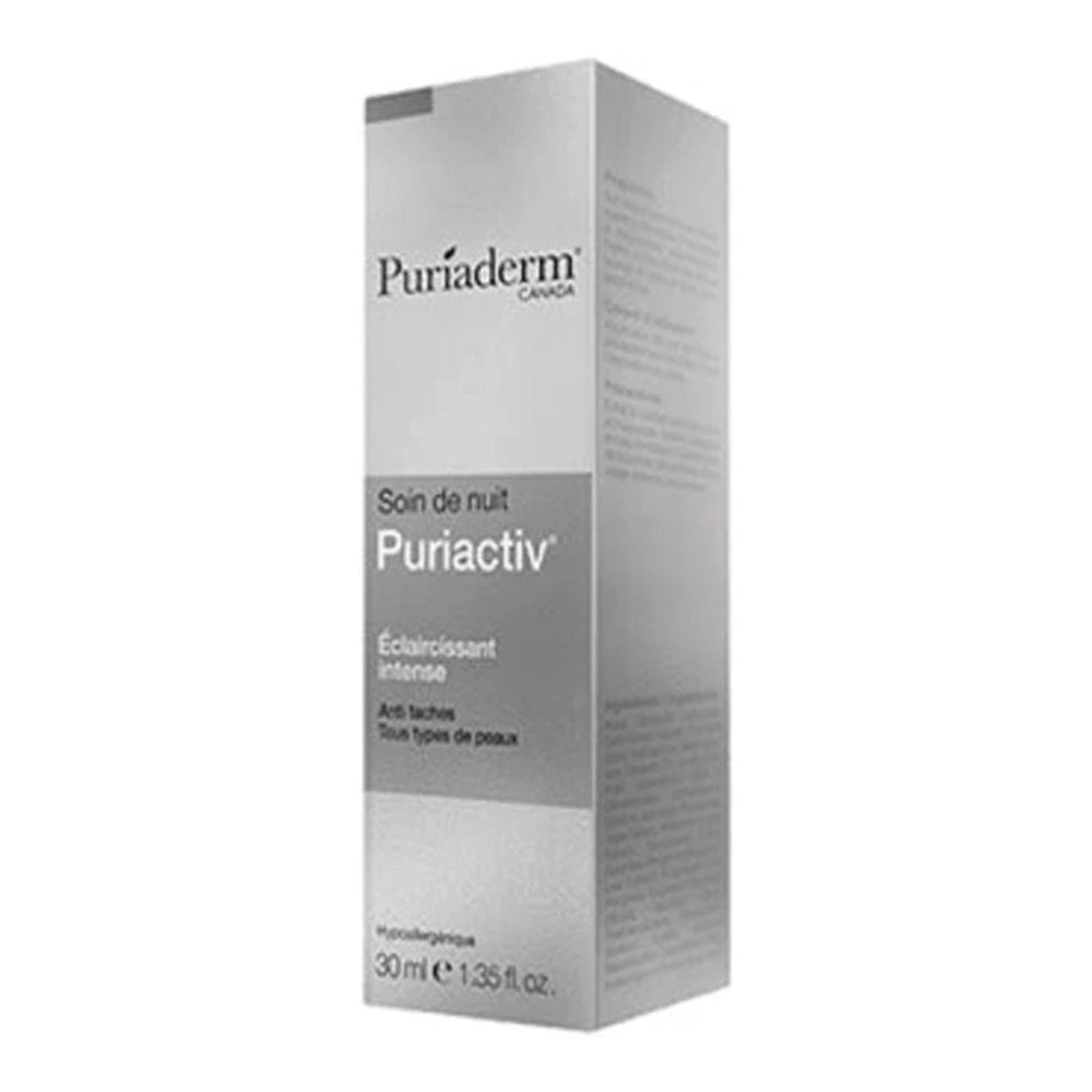 Puriaderm Puriactiv crème de nuit éclaircissante