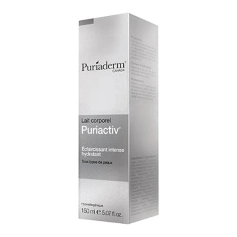 Puriaderm Puriactiv Lait Corporel Éclaircissant hydratant intense 150ml