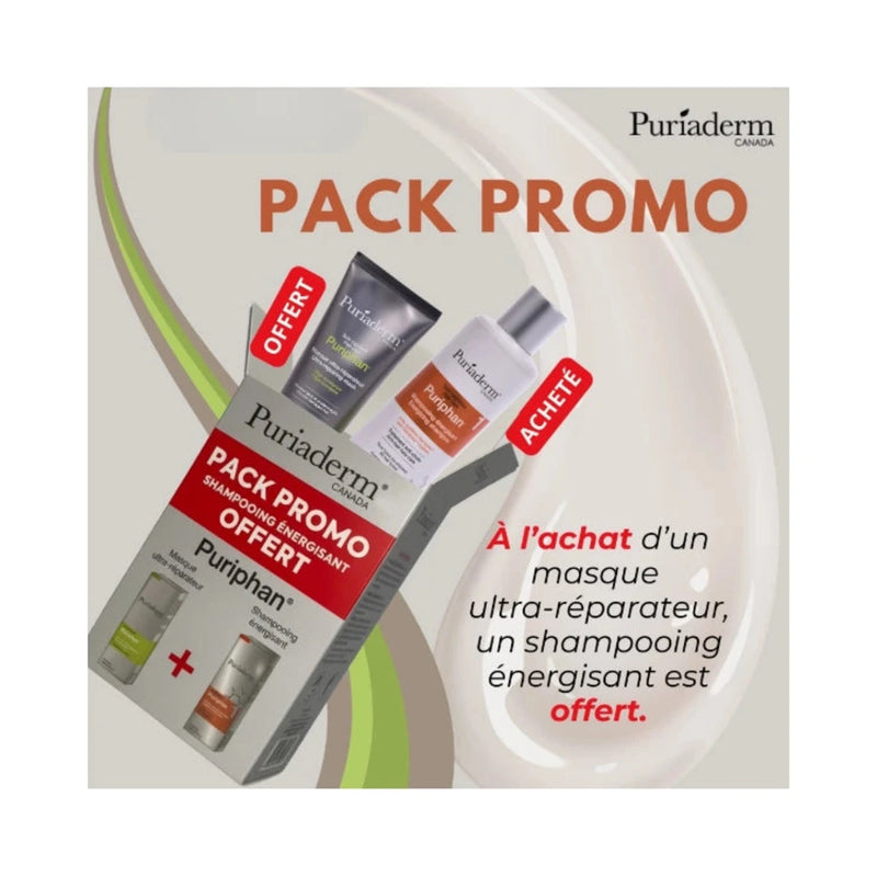 Puriaderm Puriphan Ultra-Repairing Mask + Puriphan Energising Shampoo Pack