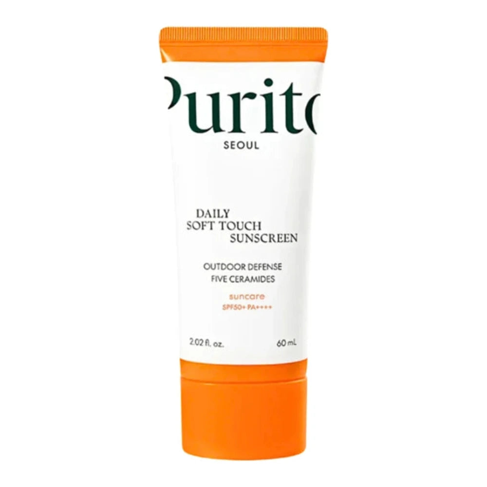 Purito Daily Soft Touch Sunscreen SPF50+ 60 ml – tube de crème solaire visage