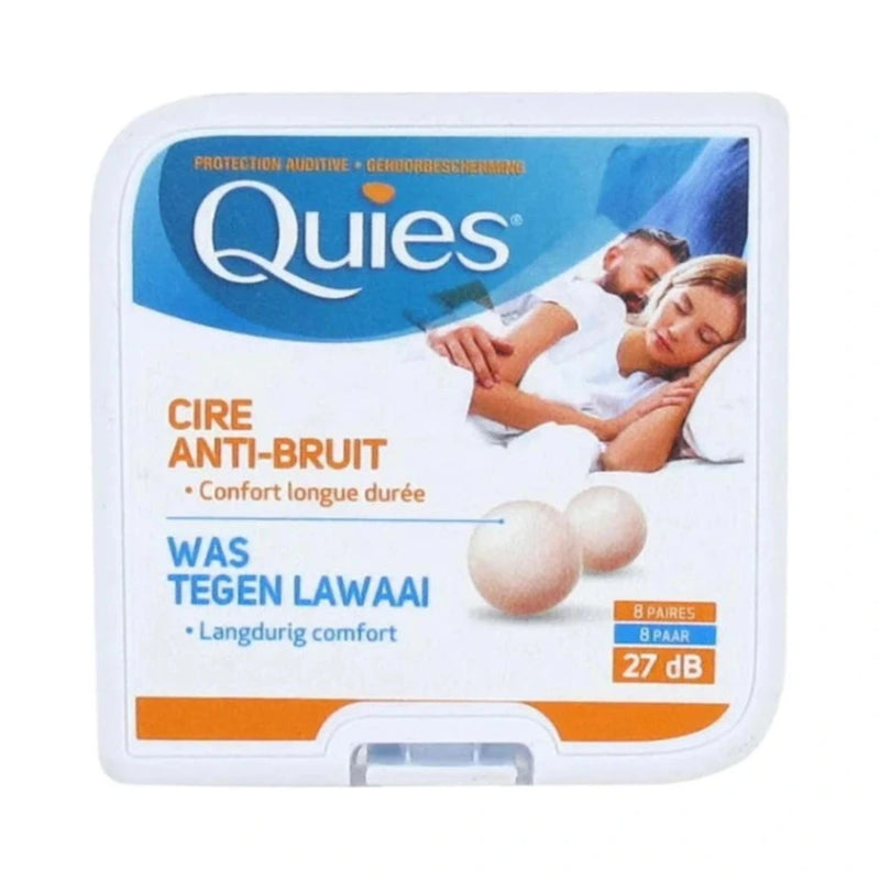 Quies en mouse Cire Naturelle  - 8 paires