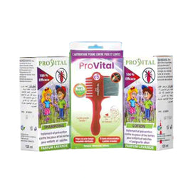 Pro-Vital pack anti-poux shampoing, lotion et peigne