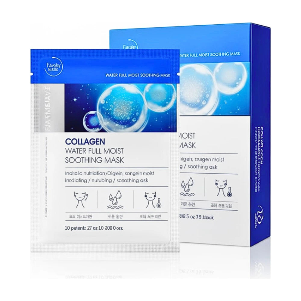 Farmstay Collagen Water Full Moist masques tissu x10