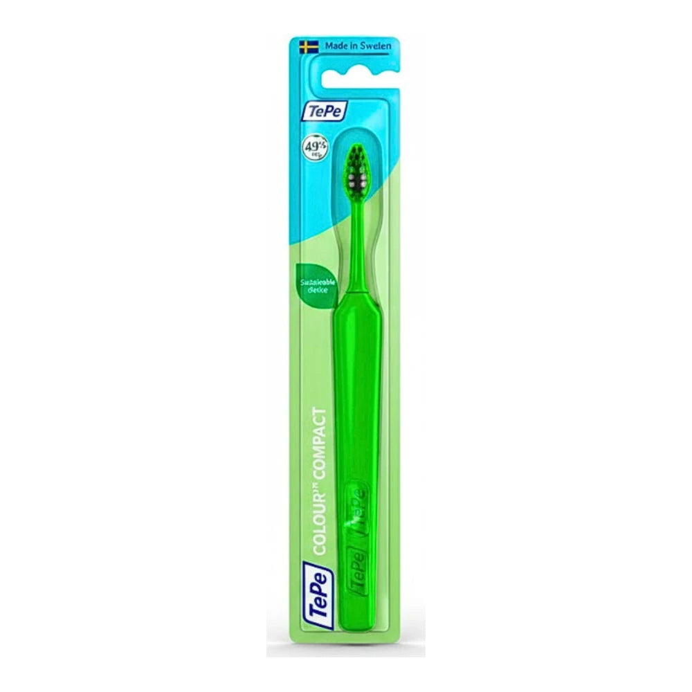 TePe brosse à dents Colour Compact Extra Soft verte