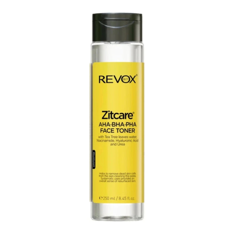 تونر الوجه النشط REVOX ZITCARE AHA.BHA.PHA. بحجم 250 مل