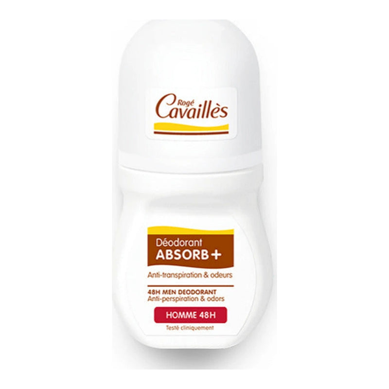 Rogé Cavaillès Déo Absorb+ Homme 48H Roll-On – 50 ml