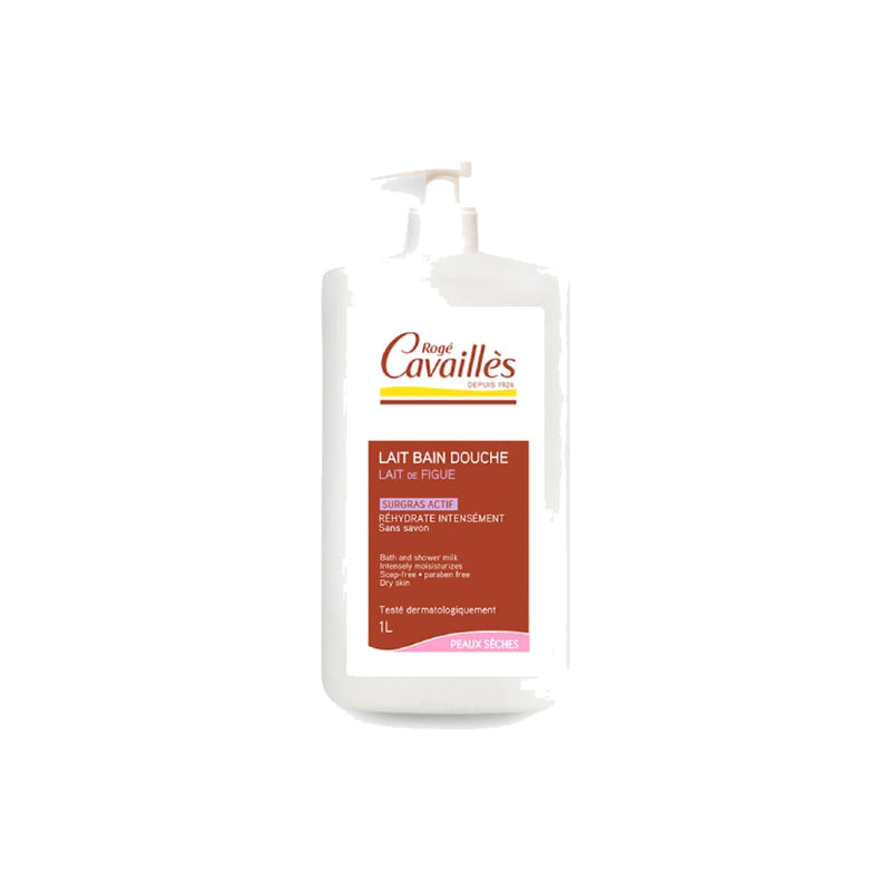Rogé Cavaillés Lait bain douche Hydratant – Lait de figue 1L