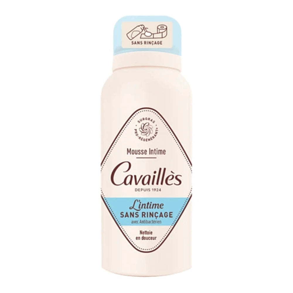 Rogé Cavaillès Mousse Intime Antibactérien 100 ml – flacon de mousse lavante intime