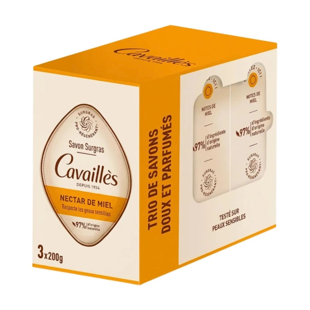 Rogé Cavaillès Savon Surgras Nectar de Miel – pack trio 3 x 200 ml