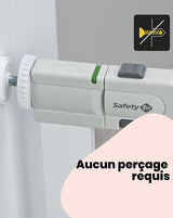 Safety 1st Barrière de Sécurité Metal Easy Close Extra Tall - Blanc