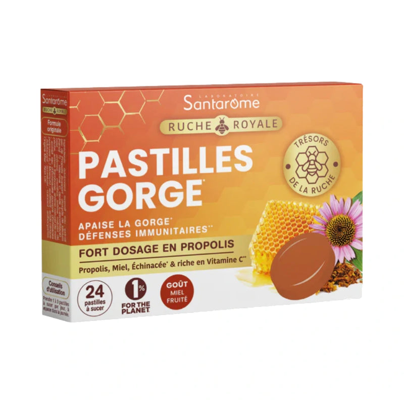Santarome Pastilles Gorge Propolis 24 Pastilles
