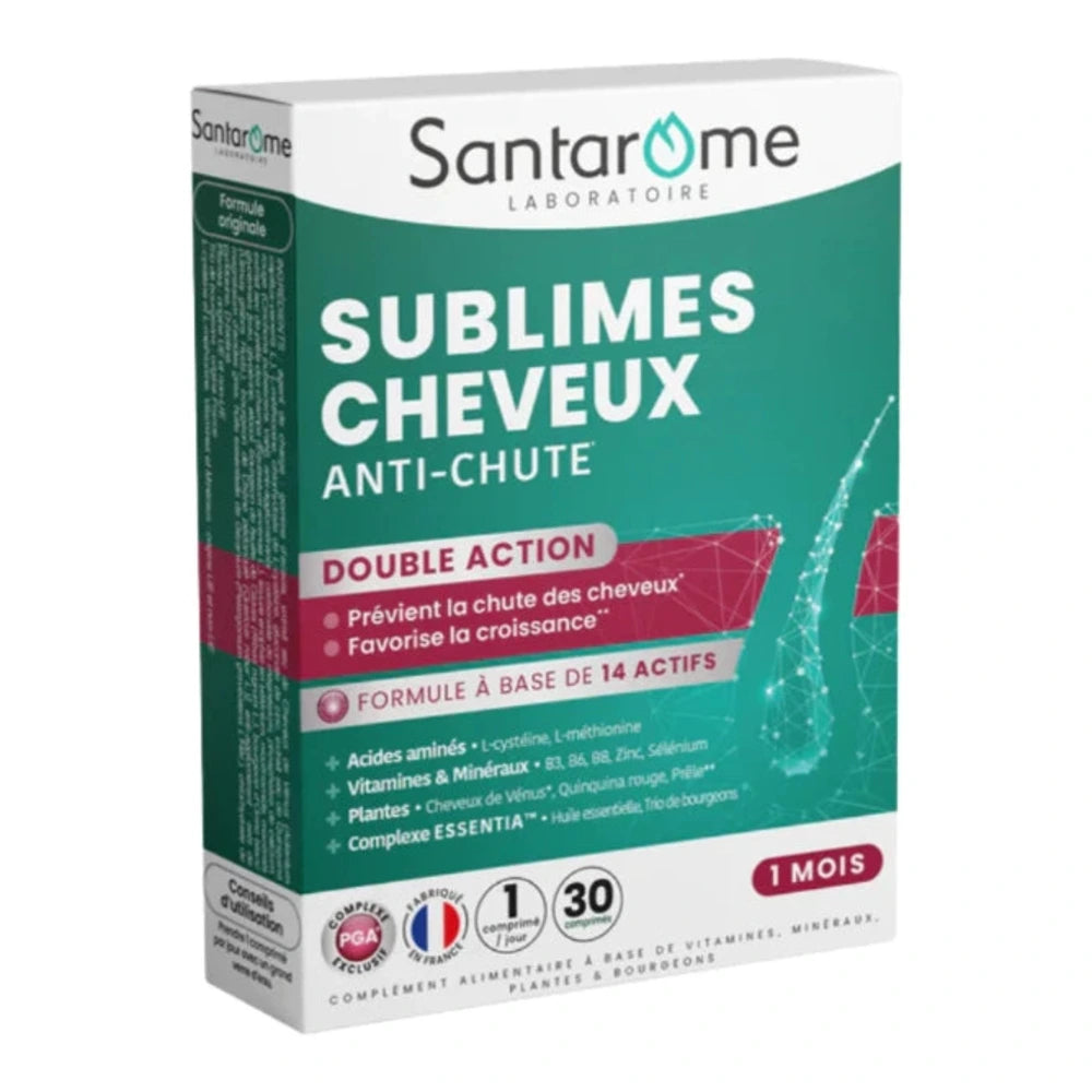 Santarome Sublimes Cheveux Anti-Chute 30 comprimés – boîte