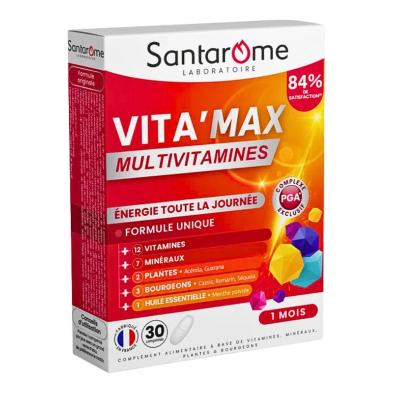 Santarome Vitamax Multivitamines 30 Comprimes