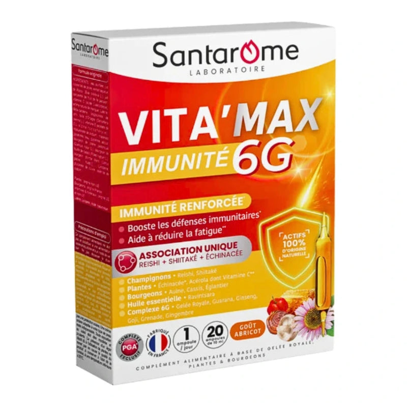 Santarome Vit'Max 6G 20 أمبولة × 10 مل