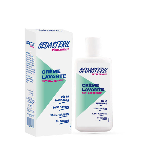 Sedasteril Pédiatrique Crème Lavante Anti-bactérien 250ml
