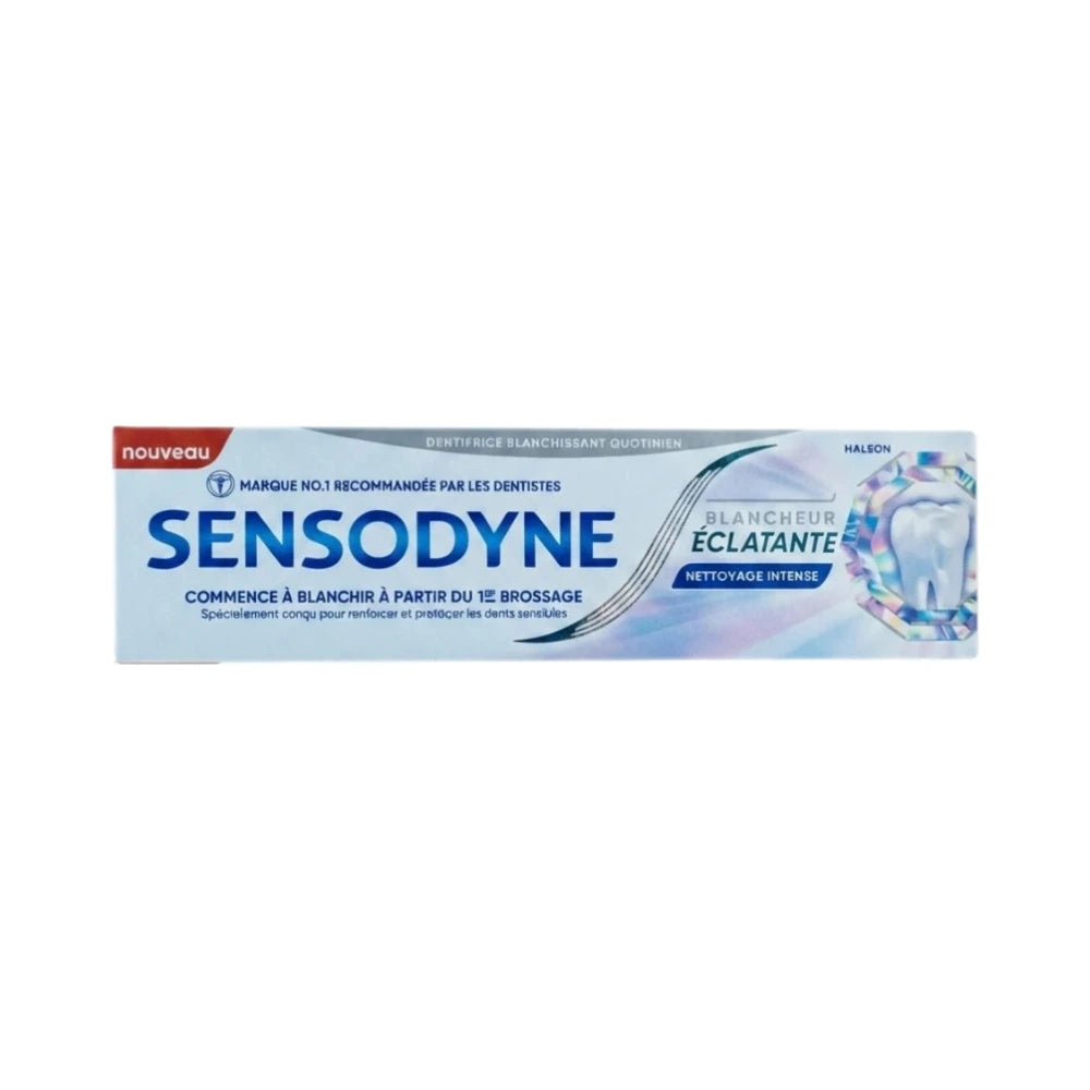 Sensodyne Dentifrice Blancheur Eclatante Nettoyage intense 75ml