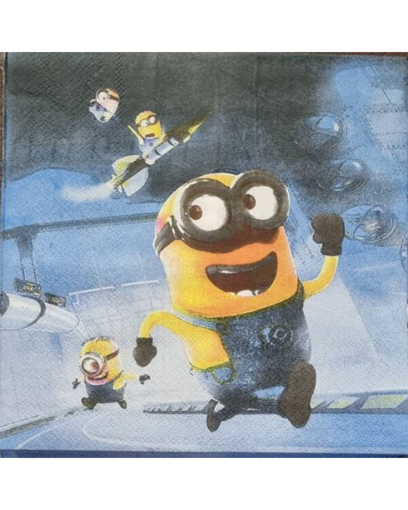 Pack de 10 Servilletas de Papel - Minions