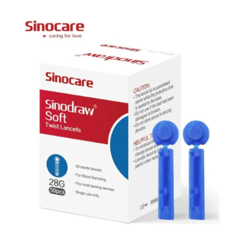 Sinocare Lancettes Steriles 50 Pieces