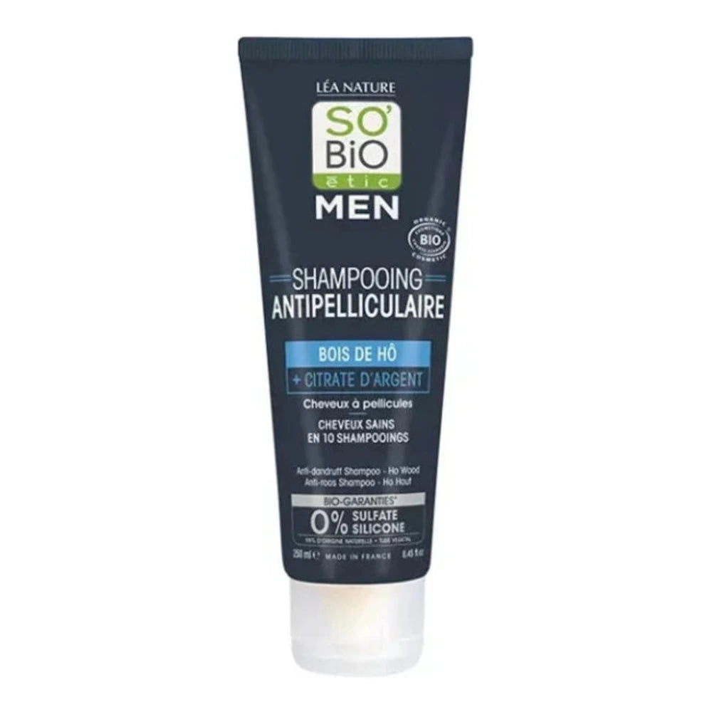 Flacon de shampooing antipelliculaire So’Bio étic au bois de Hô 250 ml