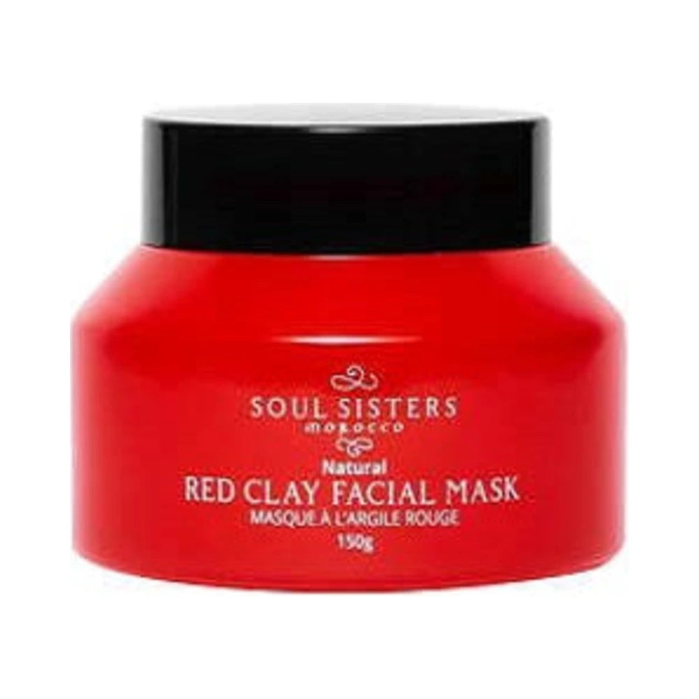 Soul Sisters Masque à l'argile rouge pour visage 150g