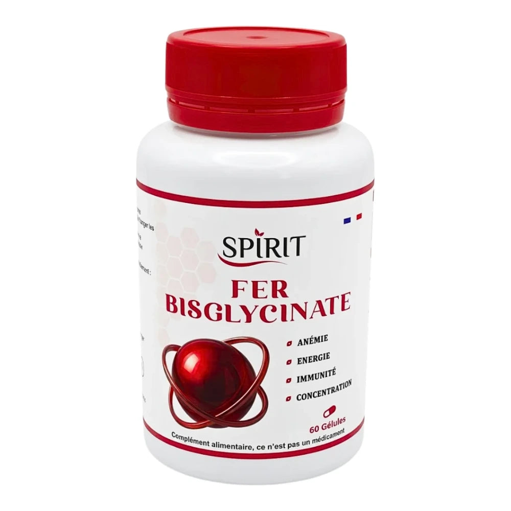 Spirit Fer Bisglycinate 60 gélules