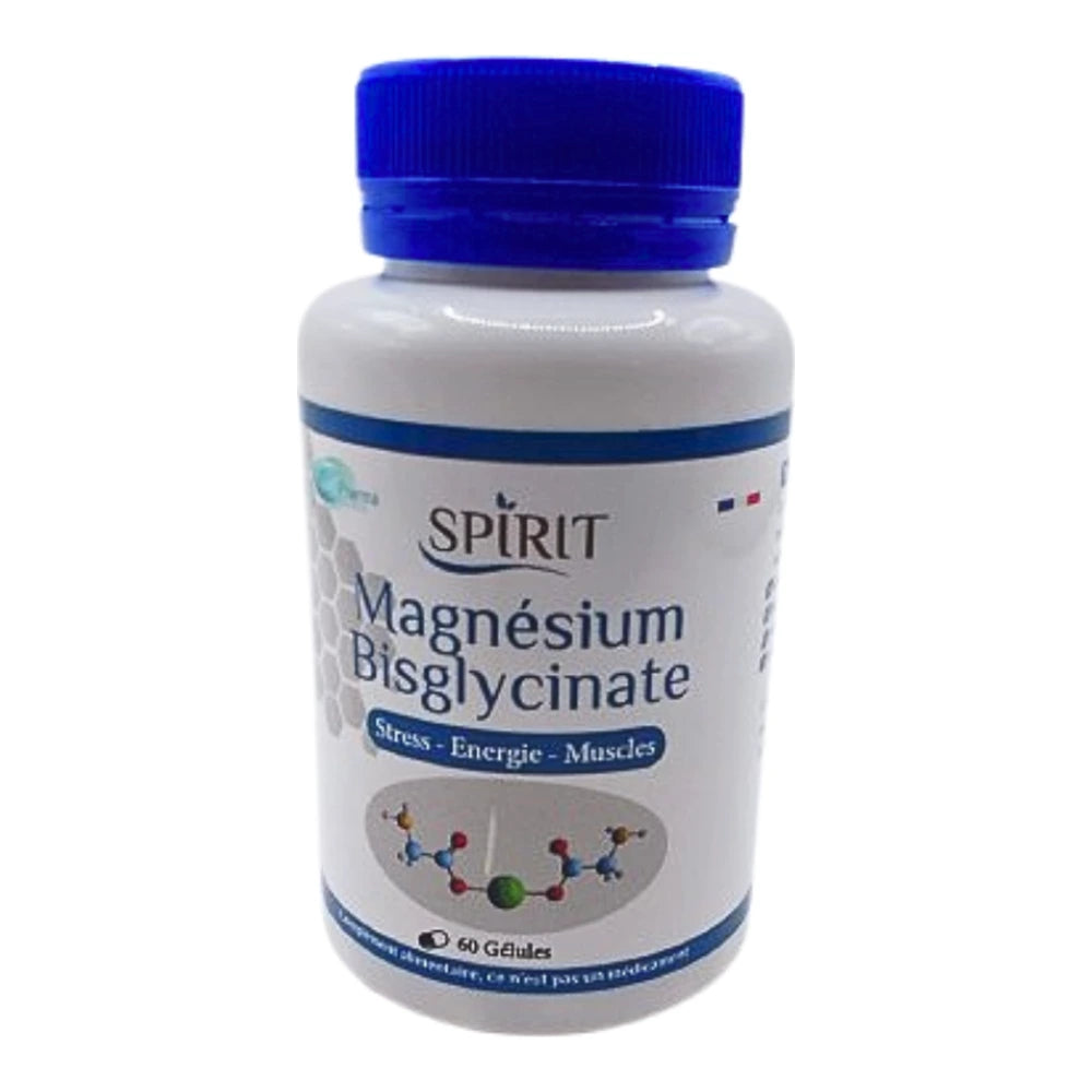 Spirit Magnésium Bisglycinate 60 Gélules – Sommeil et Sérénité