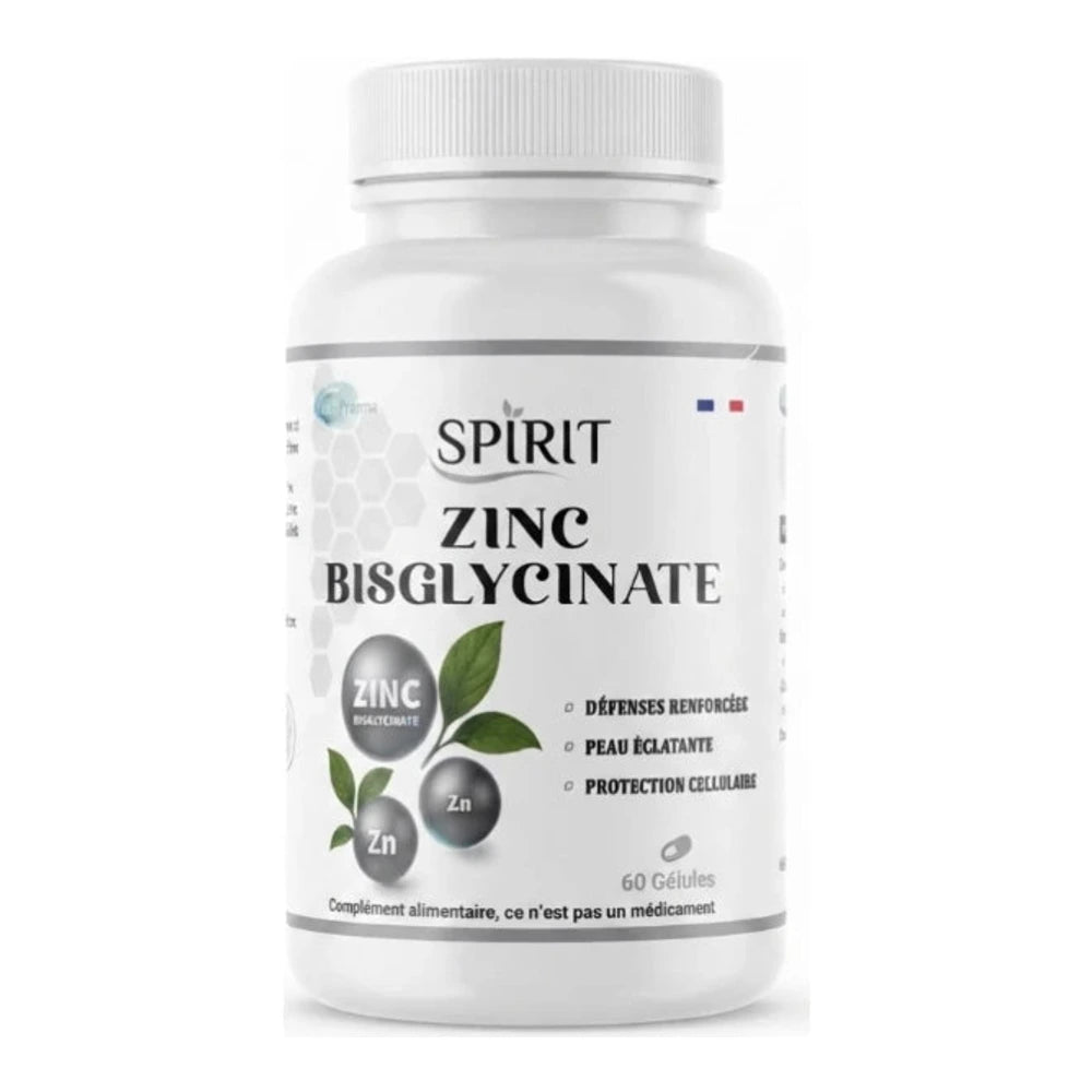 Spirit Zinc Bisglycinate 60 Gelules
